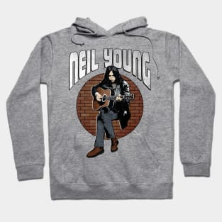 Neil Young and The Classic Guitar Hoodie